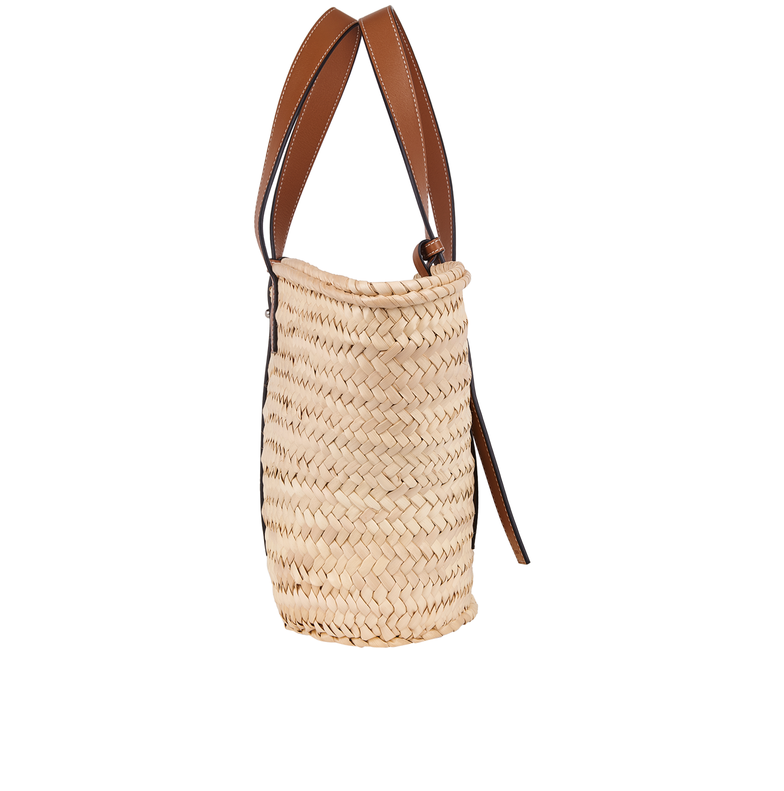 Small Raffia Basket, &pound;295, Side view
